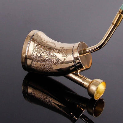 Creative Multifunction Portable Water Filter Pipe Copper Hookah Smoking Pipe Tobacco Pipe Smoke Mout