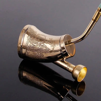 Creative Multifunction Portable Water Filter Pipe Copper Hookah Smoking Pipe Tobacco Pipe Smoke Mout