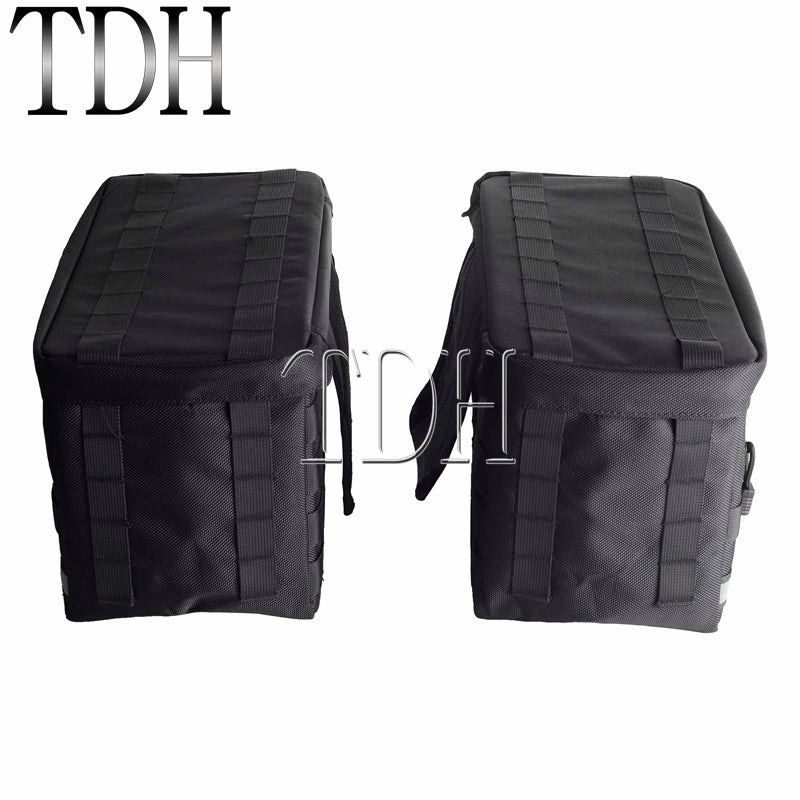 Motorcycle Saddlebag Side Tool Luggage Bag For Harley Dyna Softail Sportster XL Street Bob Low Rider FXD FXBB Travel Saddle Bags