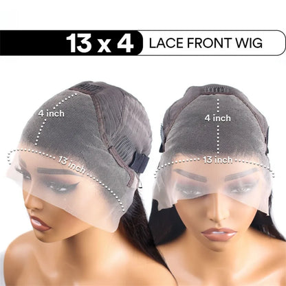 Colored Ginger Human Hair Wigs 13X6 Hd Lace Frontal Wig Straight Lace Front Wigs Pre Plucked 30 Inch 250 Density For Black Women