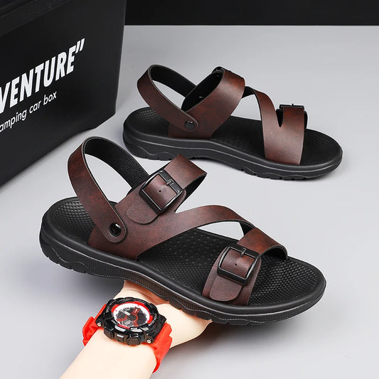 Men's and Women's Sandals New Summer Non-Slip Lightweight Slippers Casual Dual-Use Outdoor Beach Shoes