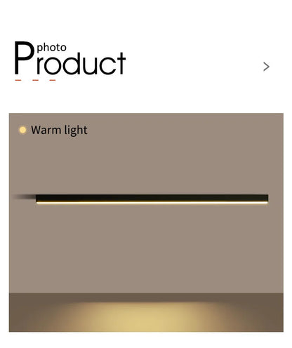 Modern Long Strip Ceiling Light Surface Mounted Minimalist Aisle Lamp Living Room Bedroom Kitchen Home Office LED Lighting