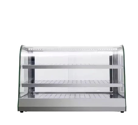 Counter Curve Glass Pizza Chicken Pie Commercial Food Warmer Electric Display Showcase Bakery Snack Food Chicken
