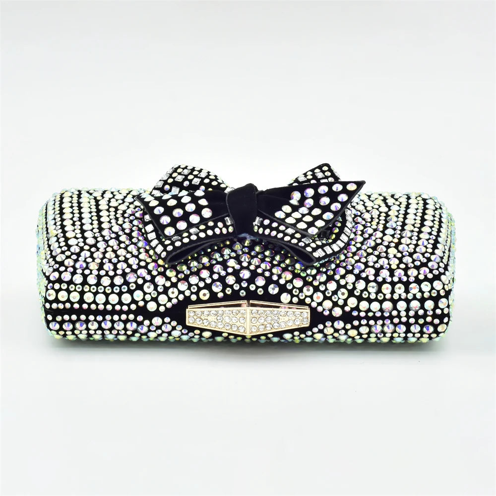 New Arrival Shoes and Bags Set for Women 2025 Women Shoe and Bag Set Decorated with Rhinestone Elegant Woman Heeled Pumps