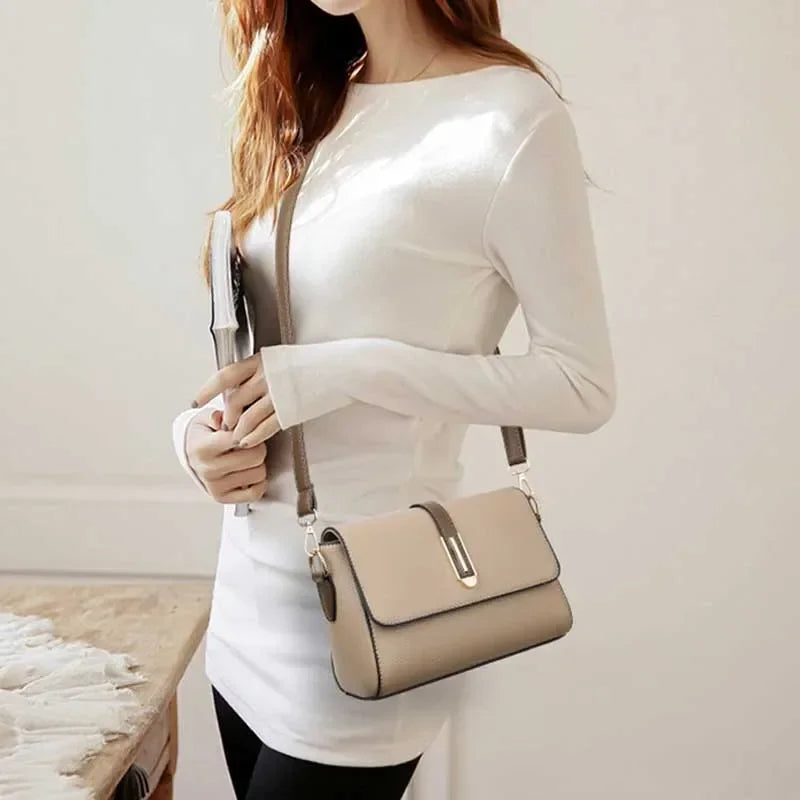 Fashion Crossbody Bag PU Leather Messenger Bag Versatile Sling Shoulder Women's Bag Small Handbags Sac A Main Femme Bolsas
