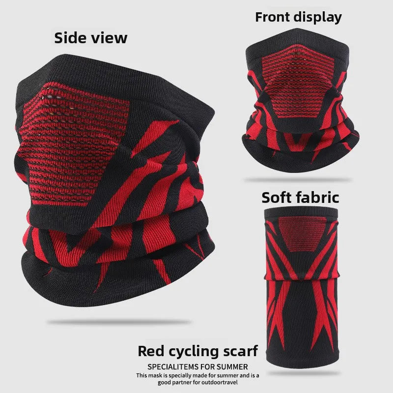Motorcycle Balaclava Winter Neck Warmer Windproof Face Mask Cold Protection Seamless Scarf Ear Cover Breathable Riding Outdoor