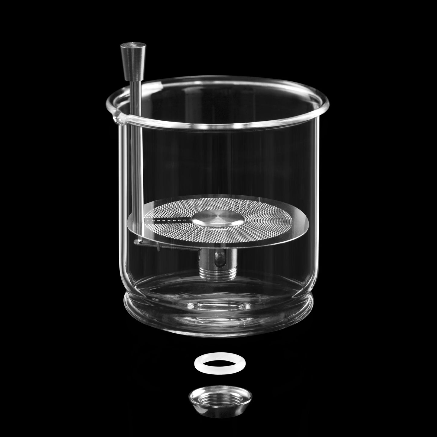 Bonston- elegant cup insulation separation bubble teapot heat-resistant glass teapot simple filter tea cup