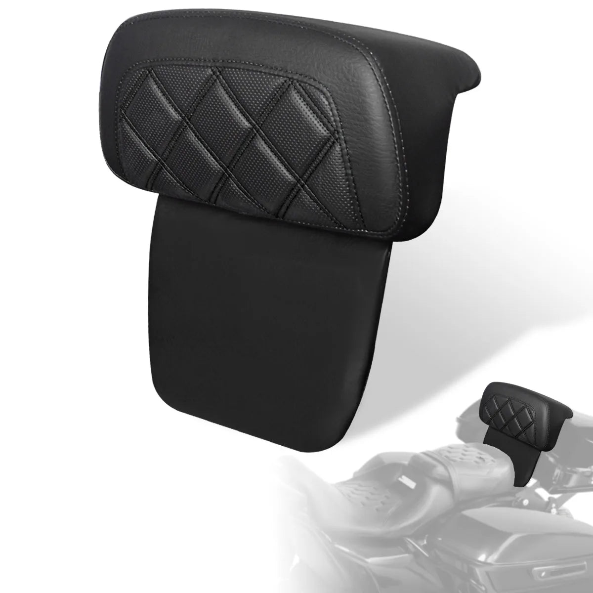 Tour Luggage Pack Backrest Pad Motorcycle Trunk For Harley Touring CVO Electra Street Glide FLHXS Road King FLHR Tri Glide 14-25