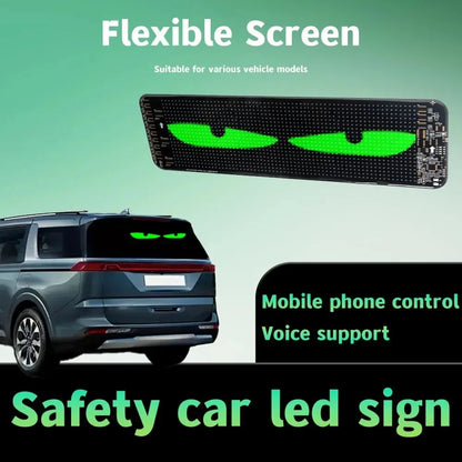 High Brightness Flexible Car LED Display DIY Pattern Text Rolling LED Sign for Car