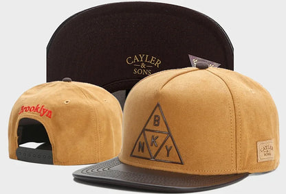 Snapback Hats for Men Hip Hop Style Hats Solid Baseball Hats Adjustable Snapback Cap Flat Brim Baseball Caps