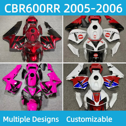 ABS Plastic Fairing Set CBR600RR 2005 2006 Motorcycle Fairings Bodywork Panel Kit Fit for HONDA CBR 600RR 05 06