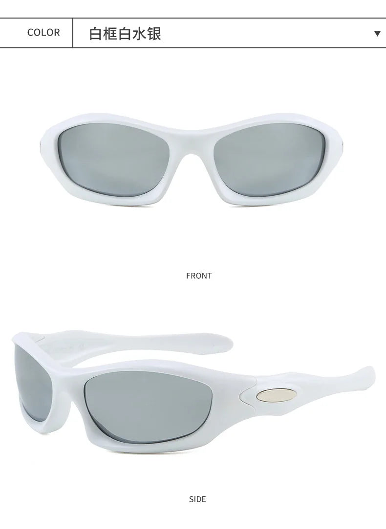 Retro Oval Round Frame Sunglasses 2026 New Outdoor Cycling Driving Sun Glasses Vintage Style UV400 Protection Unisex
