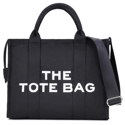 THE TOTE BAG Designer Fashion Handbag Shoulder Strap Crossbody Handbag Adjustable Large Capacity Canvas Women's Bag