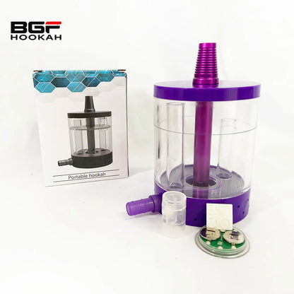 16CM Colorful Travel Portable Chicha Cup Shisha Narguil Set Hookah Cup With Led Light