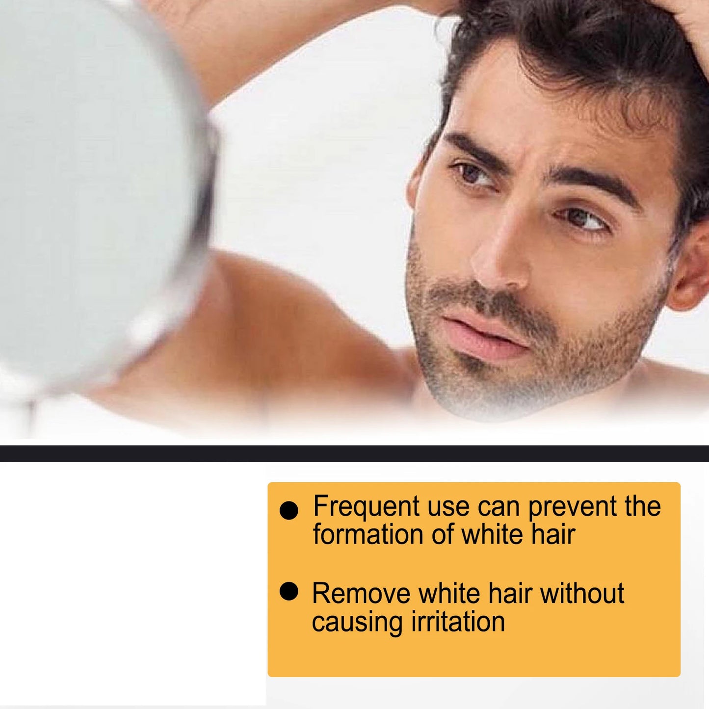 Eelhoe Black Hair Shampoo Soap Repair Gray White Keep Nourish Roots Non irritating Anti Dandruff Deep Clean Hair Darkening Soap