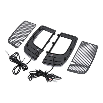 Motorcycle Fairing Lower Grills LED Turn Signal Light blinker For Harley Touring Road King Electra Glide FLHTK CVO Limited 14-23