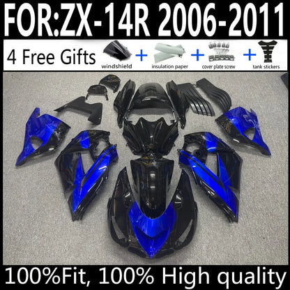 Kawasaki ZX-14R 06 07 08 09 10 11 ZX14R 2006-2011 Motorcycle Fairings Kit ABS Plastic Body Work Cowling Set Full Body