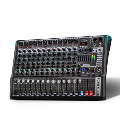 TKLBLS L12 mixer Professional 12 channel USB DJ PC 99 DSP effect  Bluetooth 48V party performance