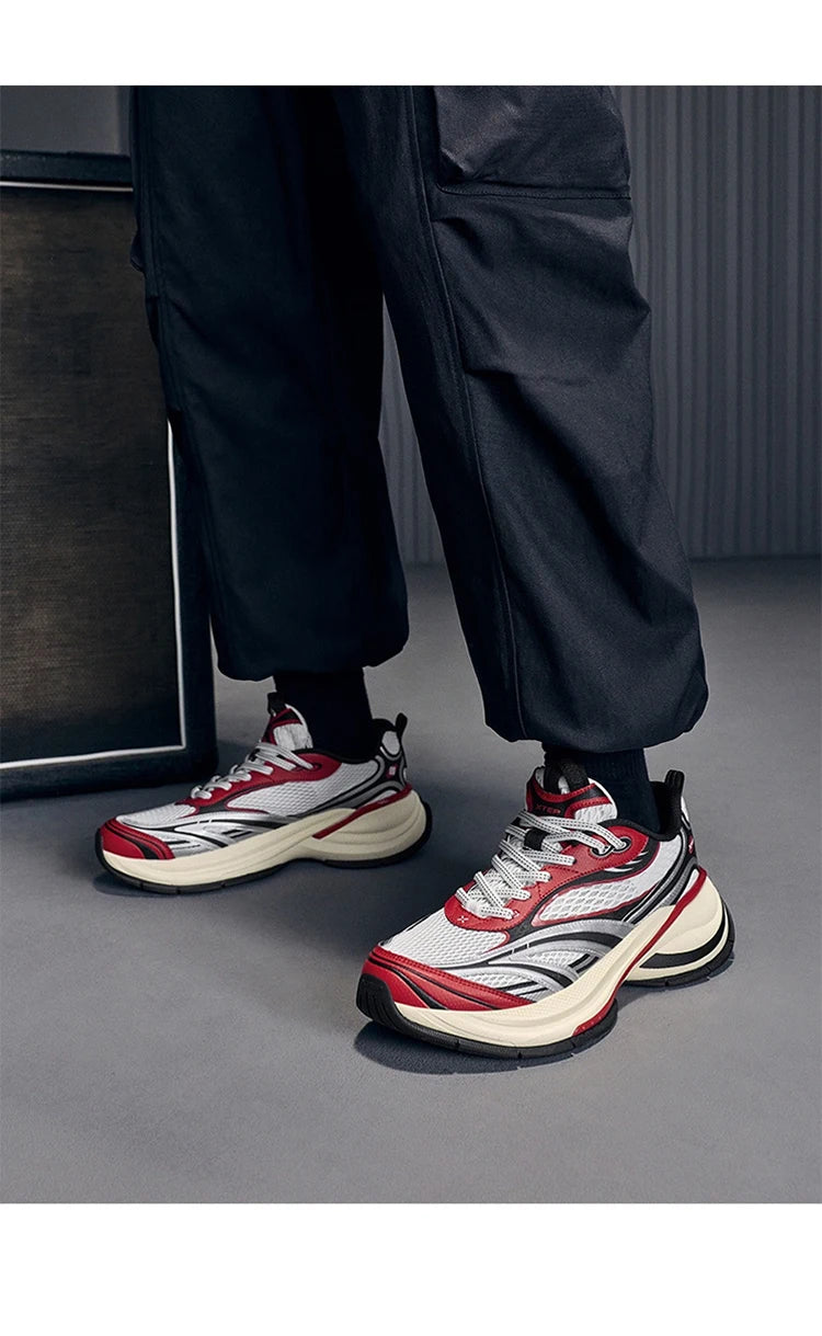 Xtep Basque 3 For Male Sneakers 2026 Spring Comfortable Retro Fashion Luxury Height-Increasing Sports Shoes 874219320001