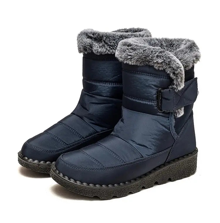 Snow Women's Boots Platform Women Booties Waterproof Shoes Women 2025 Trend Ankle Boots Soft Botas Mujer Women's Winter Boots