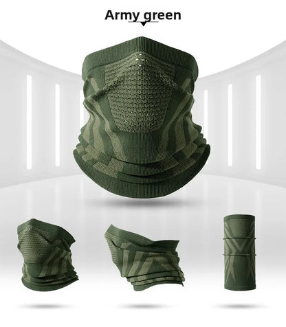 Motorcycle Balaclava Winter Neck Warmer Windproof Face Mask Cold Protection Seamless Scarf Ear Cover Breathable Riding Outdoor