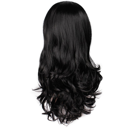 Long Black Lace Front Wig Synthetic Wigs Baby Hair Women Lace Wig Natural High Density Heat Resistant Wavy Cosplay Wig