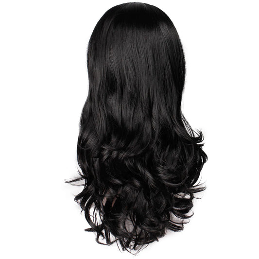 Long Black Lace Front Wig Synthetic Wigs Baby Hair Women Lace Wig Natural High Density Heat Resistant Wavy Cosplay Wig
