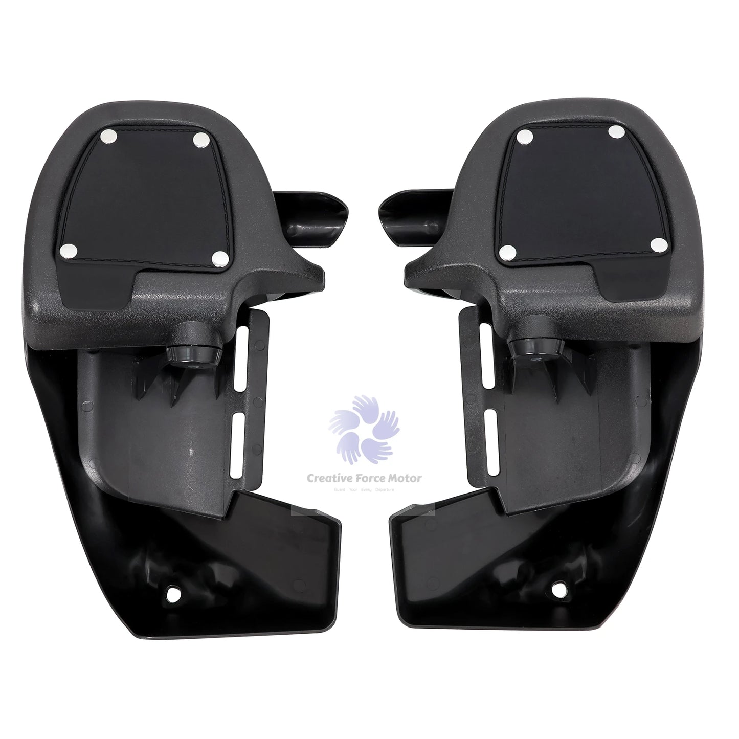 1993-2013 ABS Lower Vented Leg Fairings Motorcycle Vivid Black Warmers Glove Box For Harley Touring Electra Glide Road King FLTR