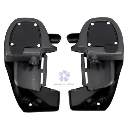 1993-2013 ABS Lower Vented Leg Fairings Motorcycle Vivid Black Warmers Glove Box For Harley Touring Electra Glide Road King FLTR