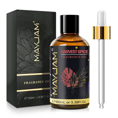 MAYJAM 100ml Fragrance Oil White Santal Amber Chocolate Moroccan Rose Aromatic Essential Oil for Humidifier Diffuser Gift Box