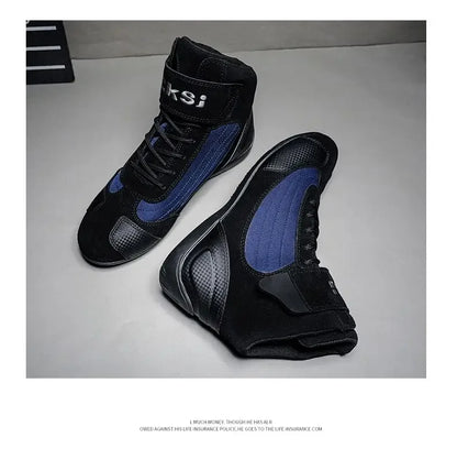 Outdoor Motorcycle Riding Shoes Anti Slip Go Kart Training Shoes Motorcycle Travel Off-road Shoes for Men Motocross Boots
