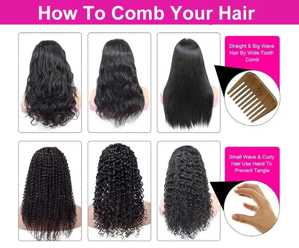 40 30 Inch Bone Straight 13x6 HD Lace Frontal Human Hair Wig Straight 13x4 Transparent Lace Front Wig Pre Plucked Glueless