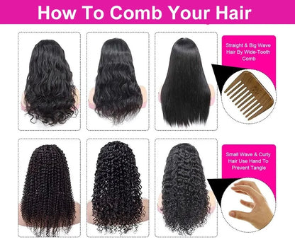 40 30 Inch Bone Straight 13x6 HD Lace Frontal Human Hair Wig Straight 13x4 Transparent Lace Front Wig Pre Plucked Glueless