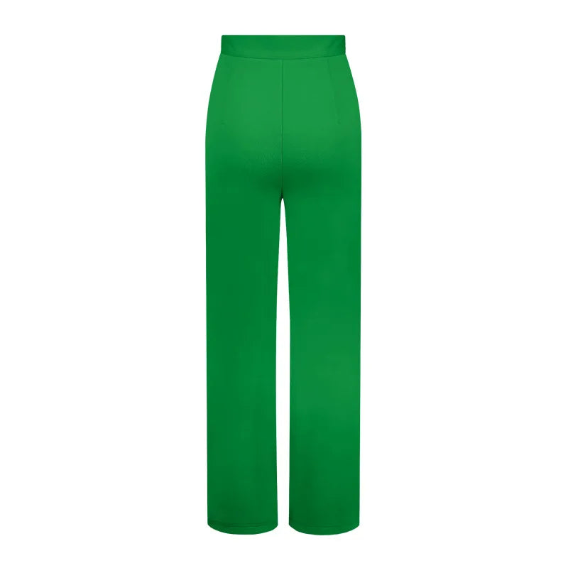 Women Flared Wide-leg Pants New 2026 Fashion Temperament Commuting Pants Versatile Fashionable Casual Wide Leg Pants Trousers