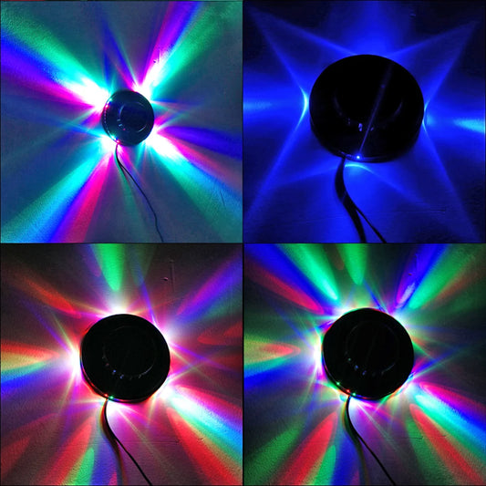 Disco LED Sound Light Activated Rotating Ball Party Stage Par Lights 5W USB RGB Activated Lamp LED Disco Sound Strobe Decor