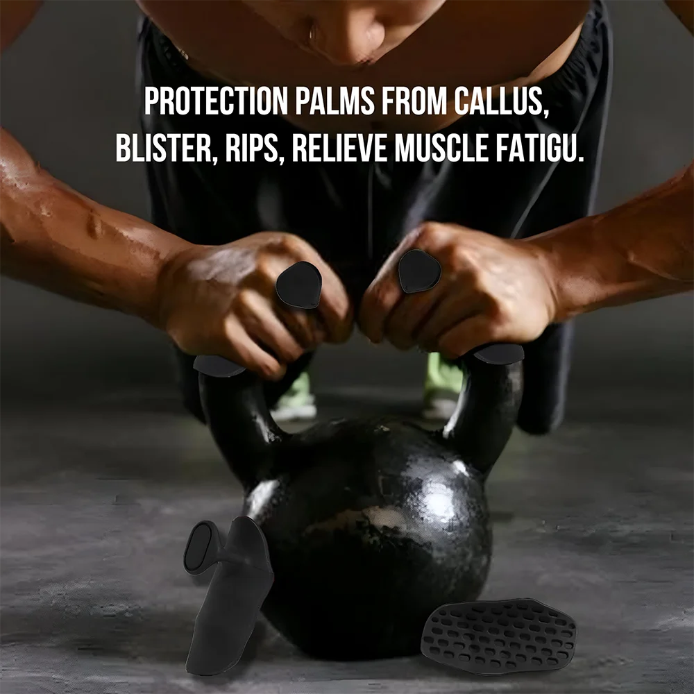 Gym Gloves Grip Strengthener Silicone Palm Grips Crosstraining Palm Grip Hand Protection for Gymnastics Weightlifting Exercise