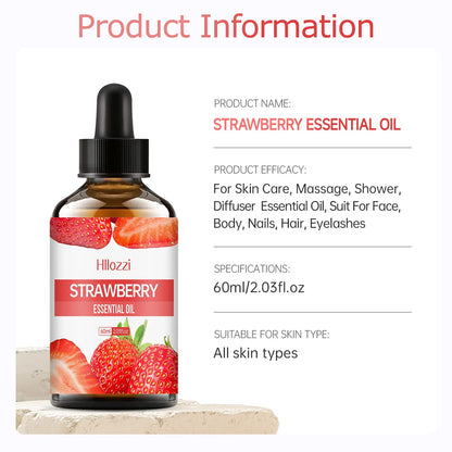 100ml/60ml/30ml strawberry essential oil fruit essential oil aromatherapy aromatherapy essential oil humidifier diffuser