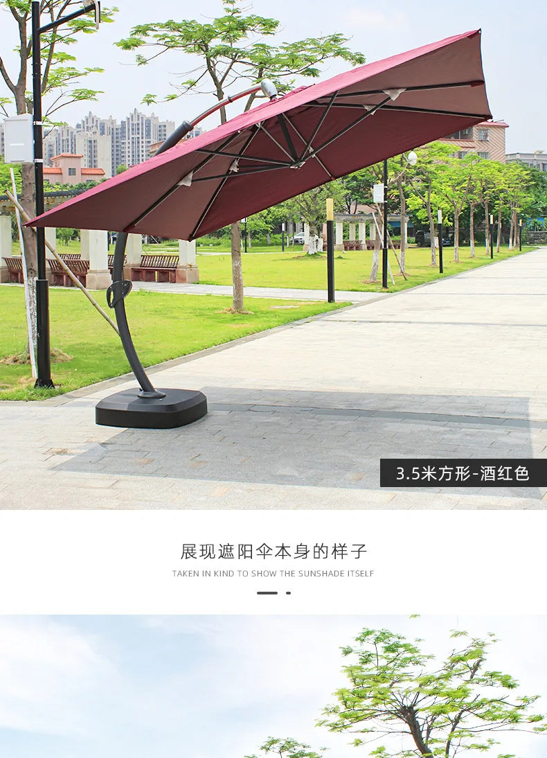 Outdoor Garden Parasol Garden Terrace Large Sun Umbrella