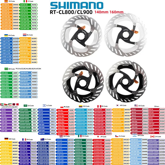 Shimano RT-CL800 RT-CL900 Brake Rotor CENTER LOCK ICE TECHNOLOGIES FREEZA 140mm 160mm ULTEGRA  XTR DURA-ACEShimano Bike Part