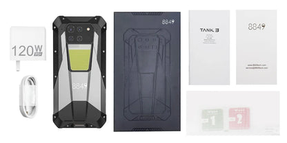 8849 Tank 3 Rugged 32GB 512GB 23800mAh Android14 120W Charger Dimensity 8200 5G 200MP 120Hz Outdoor Light  GPS Dual SIM