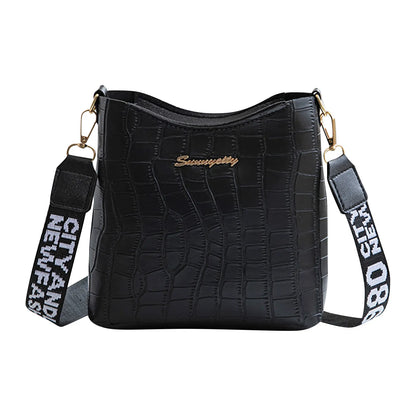 New Women'S Classic Shoulder Handbag Multi-Functional Fashion Crossbody Bag Wide Shoulder Strap Mini Pu Leather Mobile Wallet