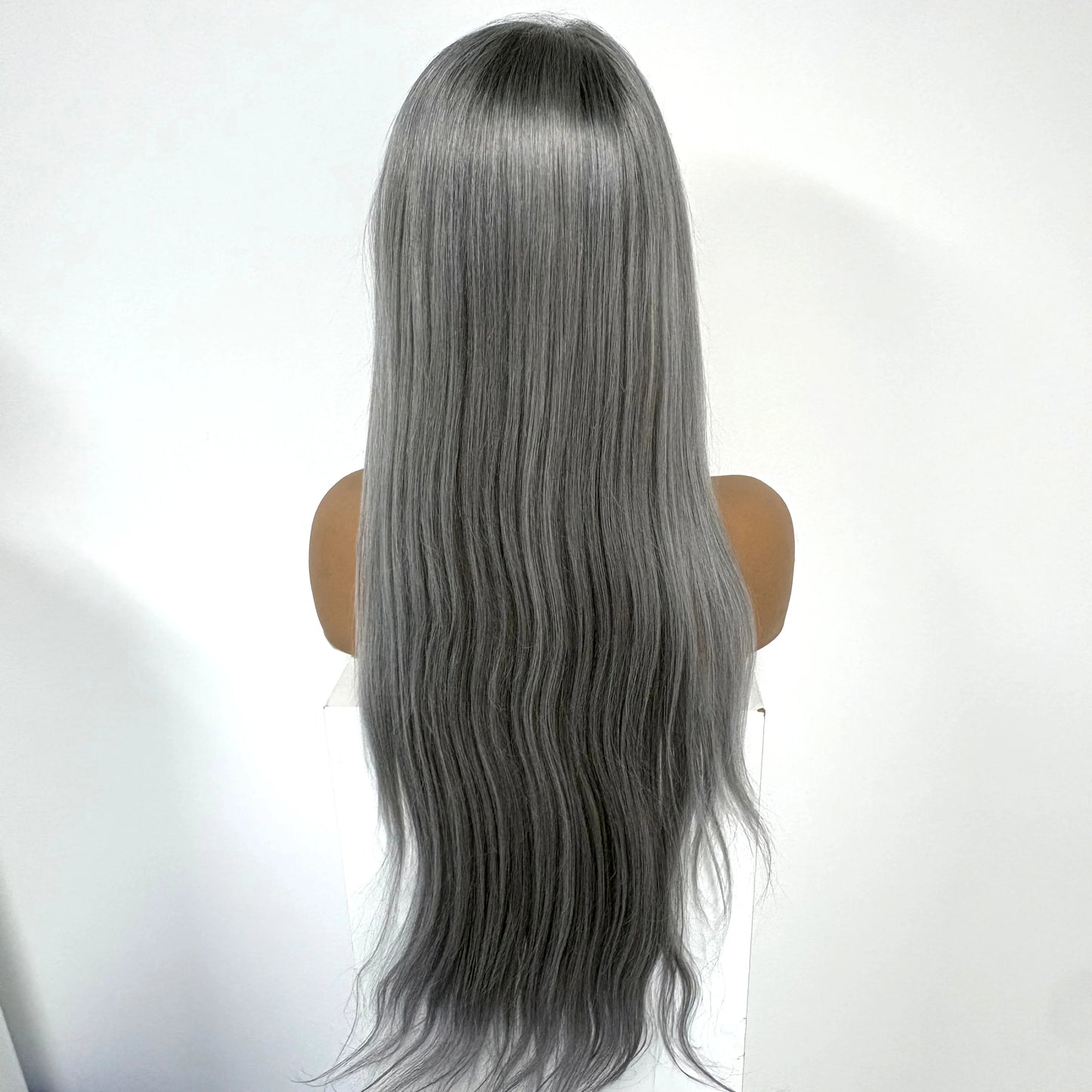 13x4 Lace Frontal Pink Straight Human Hair Wig 26 28inch 250 Density Pre Plucked Red Hair Wig Grey Lace Front Wigs for Women