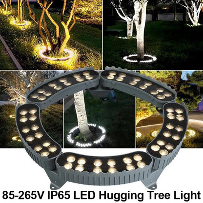 85V-265V LED Tree Hugging Lamp 4Pcs Outdoor Waterproof IP65 Lawn Garden Park Courtyard Wayside Spotlights Night Decorative Light