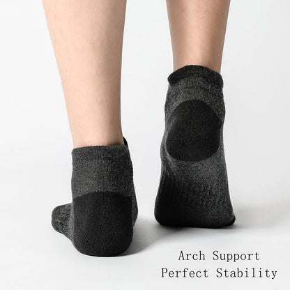 AOTOLK 6/12 Pairs Cotton Man and Women Socks Sports Solid Color Male's Short Sock Cycling Breathable Ankle Summer Running Socks