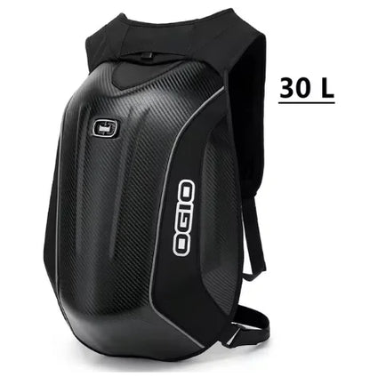 Ogio 30L-48L Waterproof Motorcycle Hard shell backpacks Moto Racing bags MX Motocross Carbon Fiber Full Face Helmet Bags