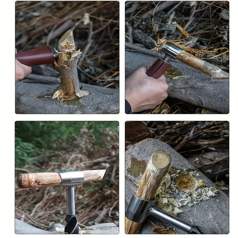 Sports Jungle Crafts Camping Bushcraft Accessories Auger Wrench Outdoor Survival Hand Drill Survival Gear Tool