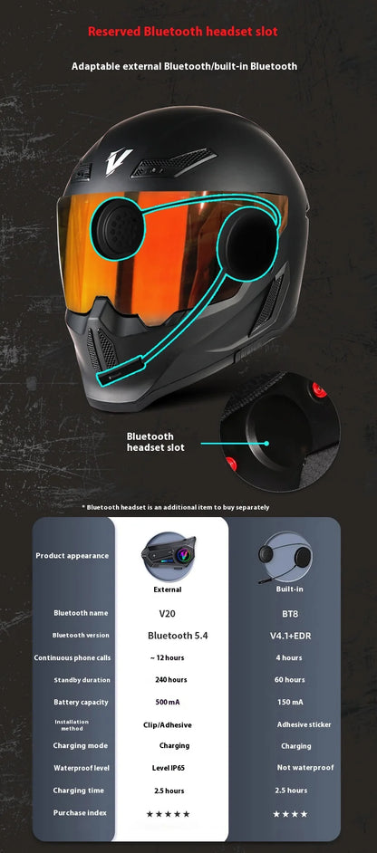 New Motorcycle Helmet DOT Approved  Full Face Racing Off-road Helmets Capacetes Men Cascos Para Moto for Harley Four Season