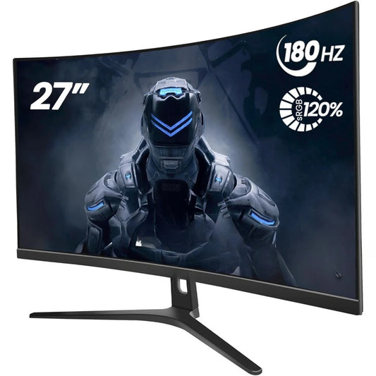 US Shipping Curved Gaming Monitor 27 Inch FHD 1920x1080 144Hz 180Hz VA Display 120% sRGB AMD FreeSync HDMI DP Wall Mount