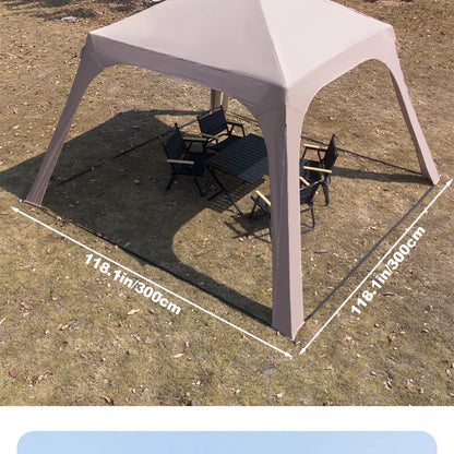 Sonuto Instant Setup Inflatable Tent, 3x3m Quick Inflation Air House Tent, Portable Easy Setup Large Camping Tent with Bag