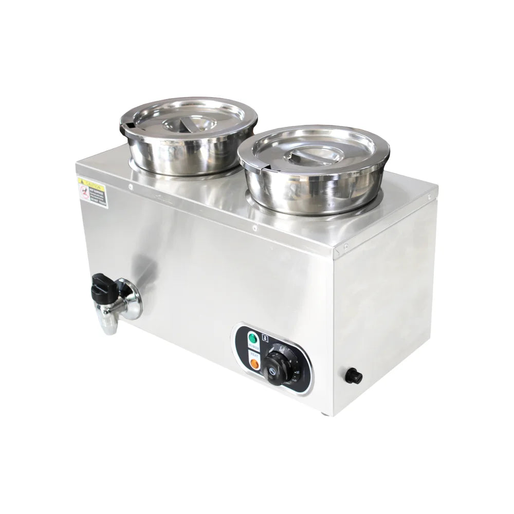 Commercial Soup Warmer Restaurant Kitchen Equipment Insulated Soup Kettle Buffet Food Warmer With 4Pots 7L For Catering 110/220V